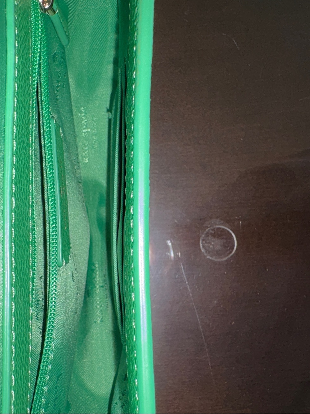 Kate Spade Watermelon Crossbody Purse with Matching Bag Charm / Coin Purse - Picture 5 of 16